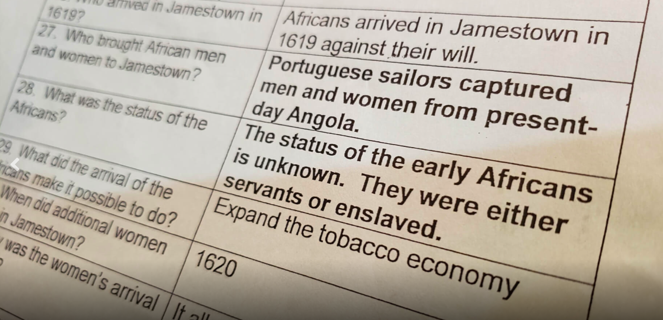 Prince William schools social studies study guide